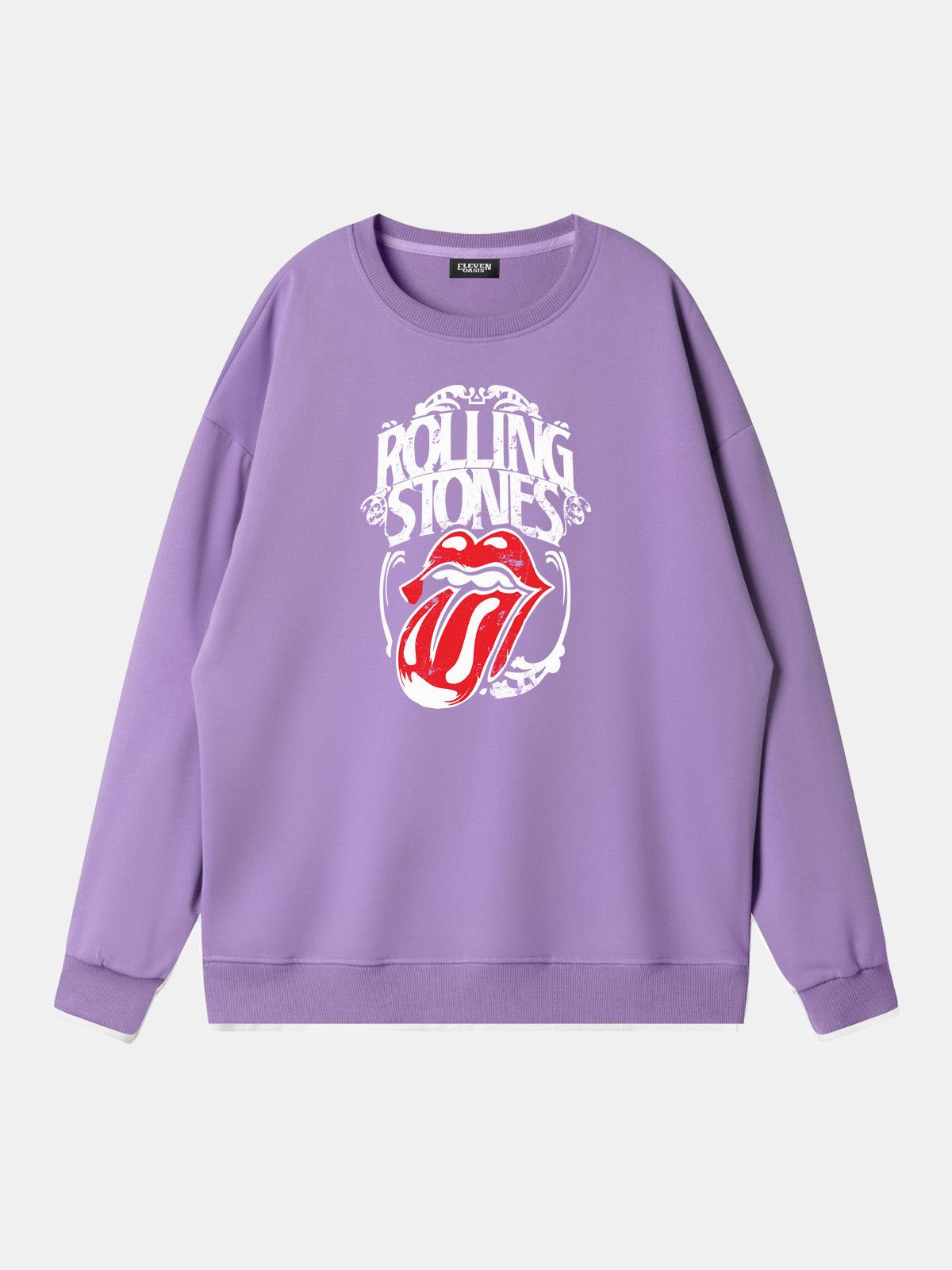 Rolling Stones Classic Tongue Logo Sweatshirt Eleven Oasis