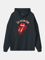 Rolling Stones Dripping Tongue Logo Hoodie Eleven Oasis