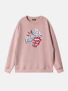 Rolling Stones Union Jack Lips Graphic Sweatshirt Eleven Oasis