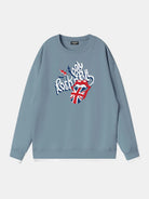 Rolling Stones Union Jack Lips Graphic Sweatshirt Eleven Oasis