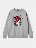 Rolling Stones Baseball Player Graphic Sweatshirt Eleven Oasis