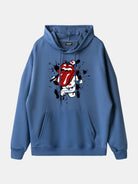 Rolling Stones Baseball Player Graphic Hoodie Eleven Oasis