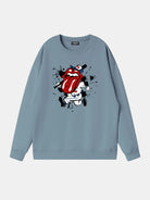 Rolling Stones Baseball Player Graphic Sweatshirt Eleven Oasis