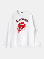 Rolling Stones Dripping Tongue Logo Sweatshirt Eleven Oasis