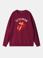 Rolling Stones Dripping Tongue Logo Sweatshirt Eleven Oasis