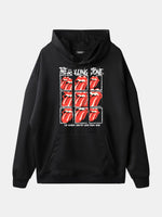 Rolling Stones Tongue Logo Grid Hoodie Eleven Oasis