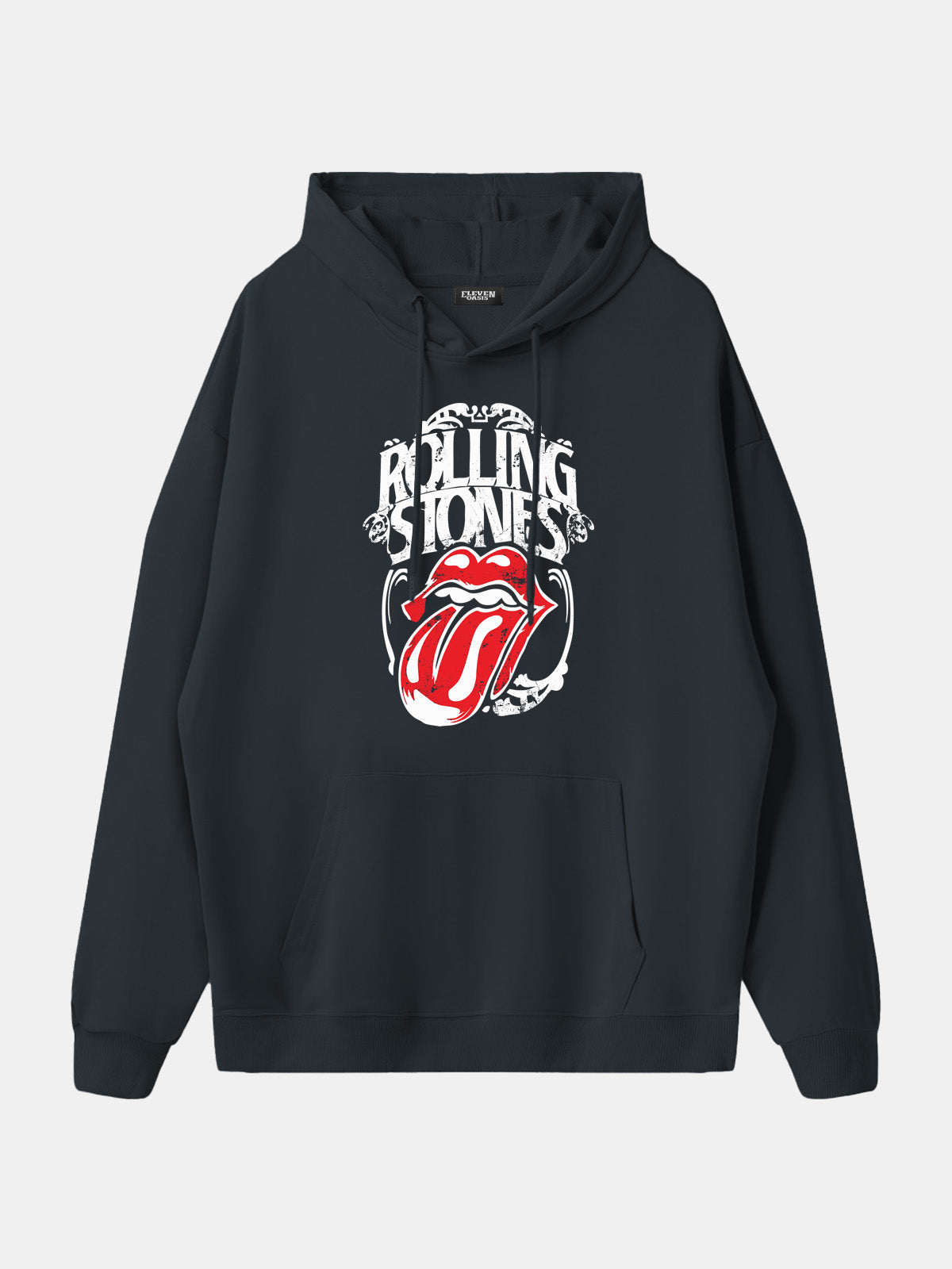 Rolling Stones Classic Tongue Logo Hoodie Eleven Oasis