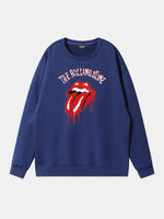 Rolling Stones Dripping Tongue Logo Sweatshirt Eleven Oasis