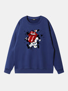 Rolling Stones Baseball Player Graphic Sweatshirt Eleven Oasis