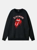 Rolling Stones Dripping Tongue Logo Sweatshirt Eleven Oasis