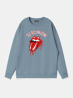 Rolling Stones Dripping Tongue Logo Sweatshirt Eleven Oasis