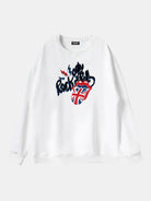Rolling Stones Union Jack Lips Graphic Sweatshirt Eleven Oasis