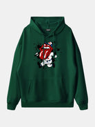 Rolling Stones Baseball Player Graphic Hoodie Eleven Oasis