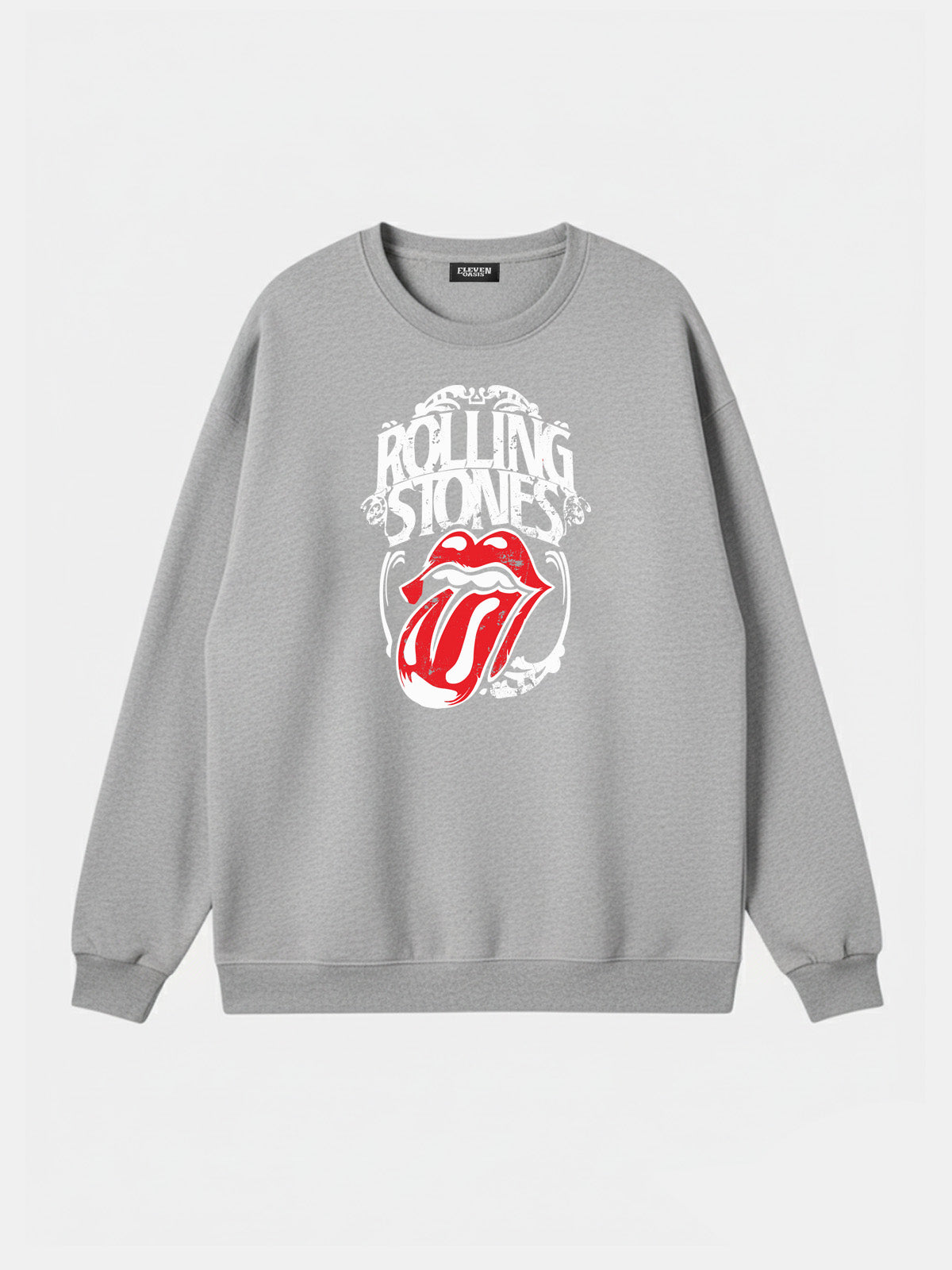 Rolling Stones Classic Tongue Logo Sweatshirt Eleven Oasis