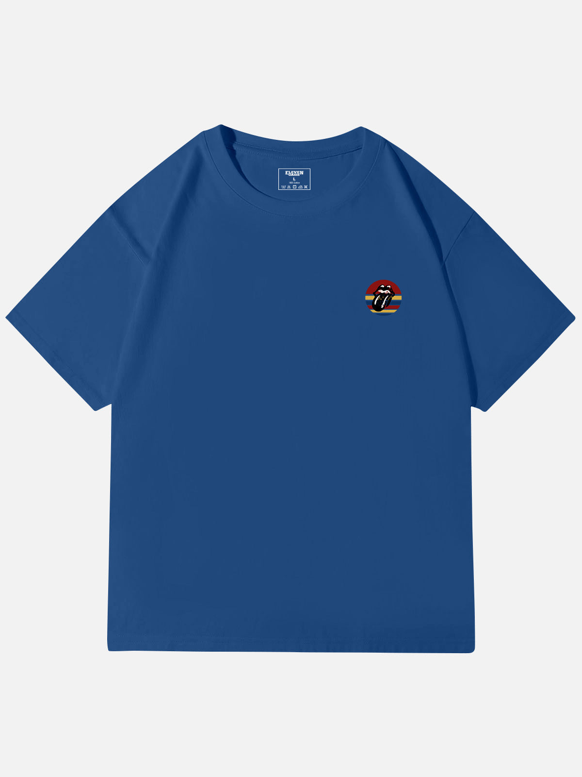 Rolling Stones Pop Art Tongue Logo Cotton T-Shirt Eleven Oasis