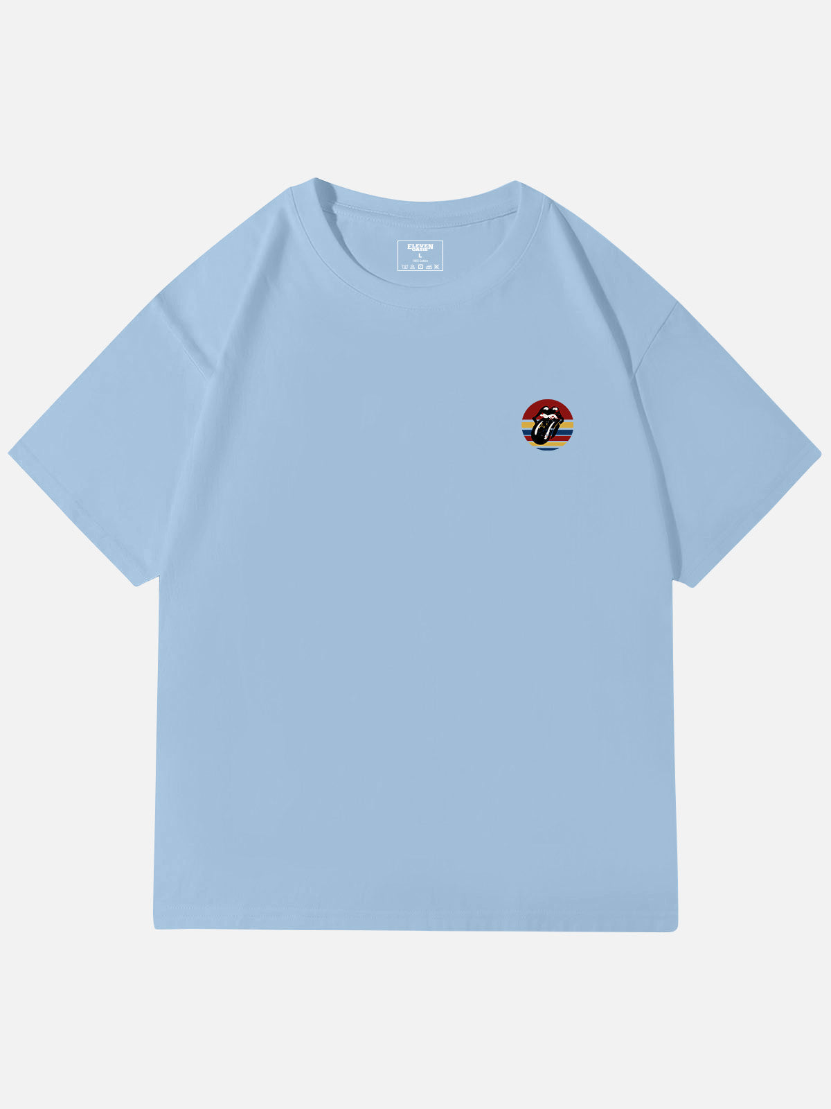 Rolling Stones Pop Art Tongue Logo Cotton T-Shirt Eleven Oasis