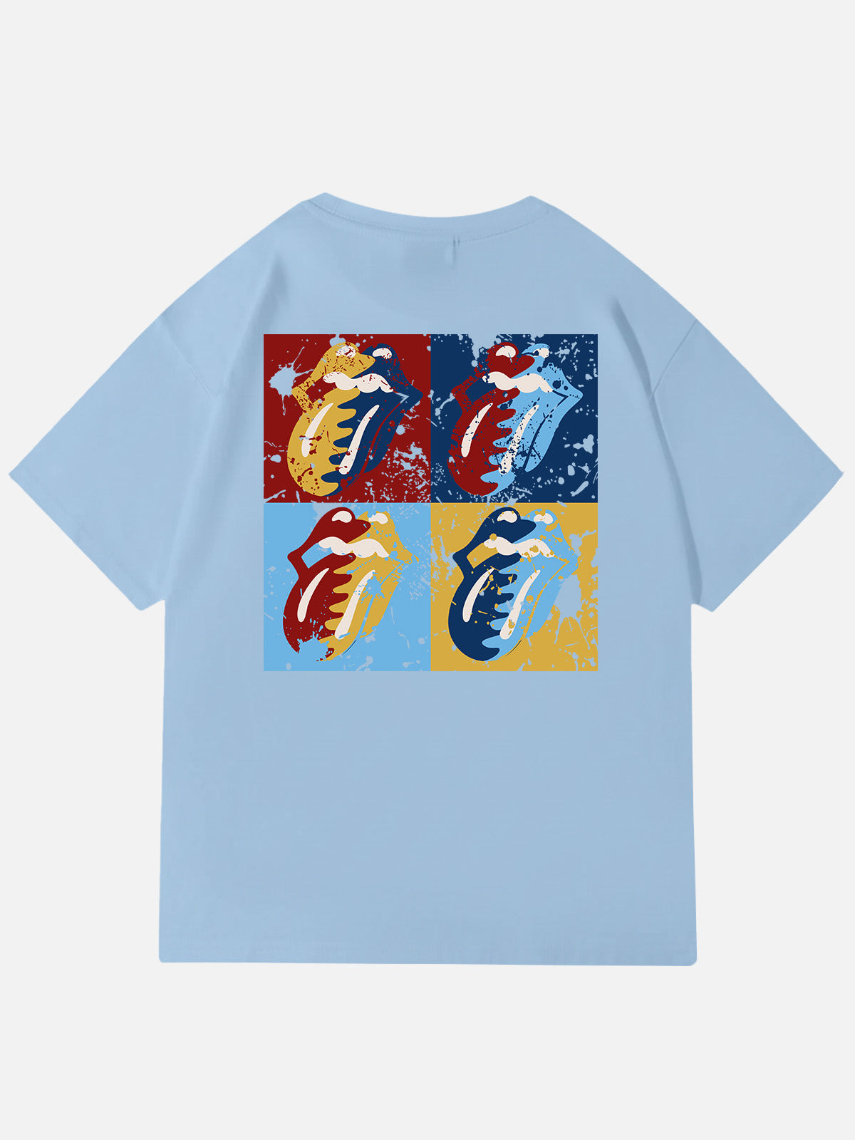 Rolling Stones Pop Art Tongue Logo Cotton T-Shirt Eleven Oasis