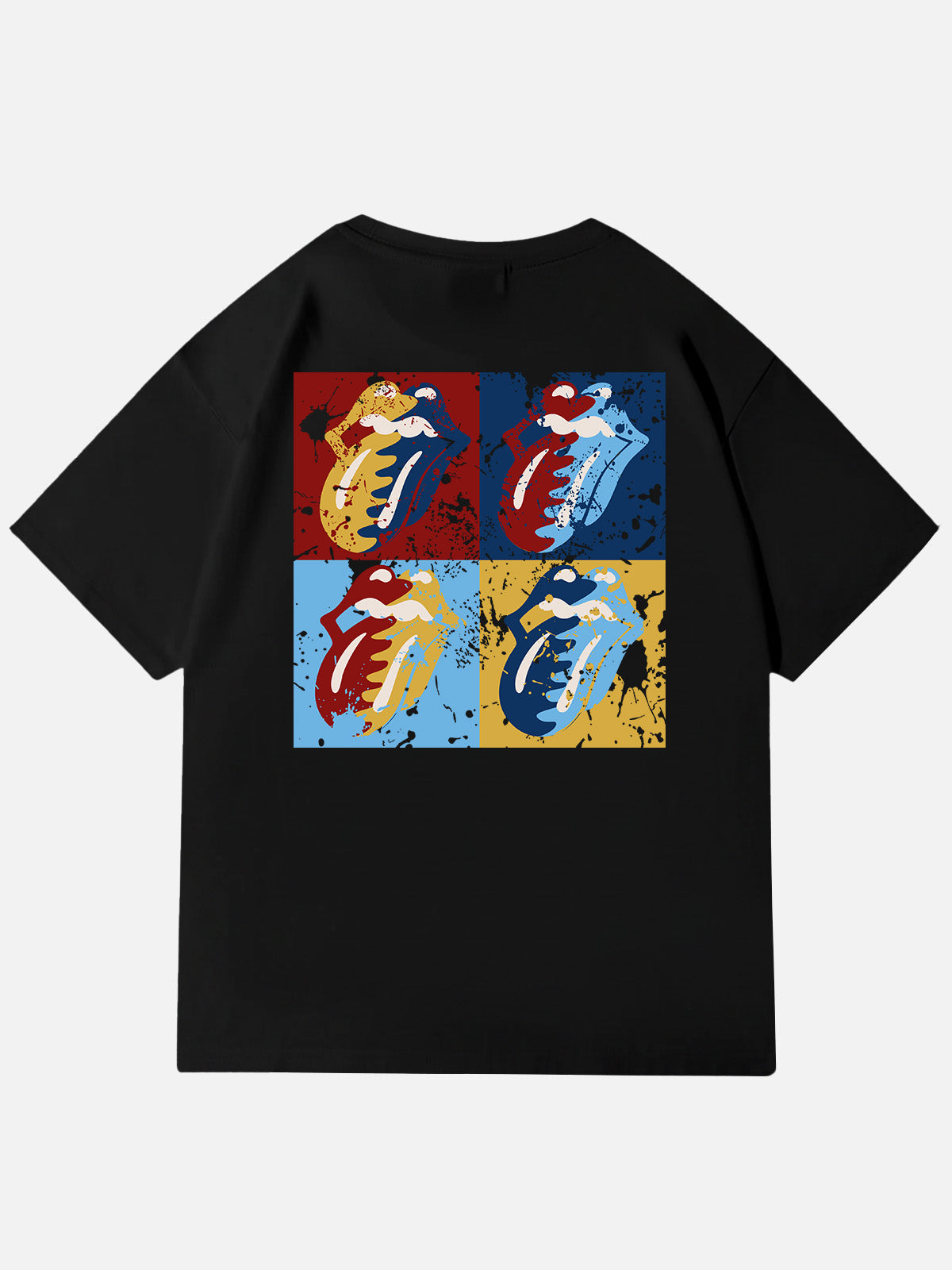 Rolling Stones Pop Art Tongue Logo Cotton T-Shirt Eleven Oasis