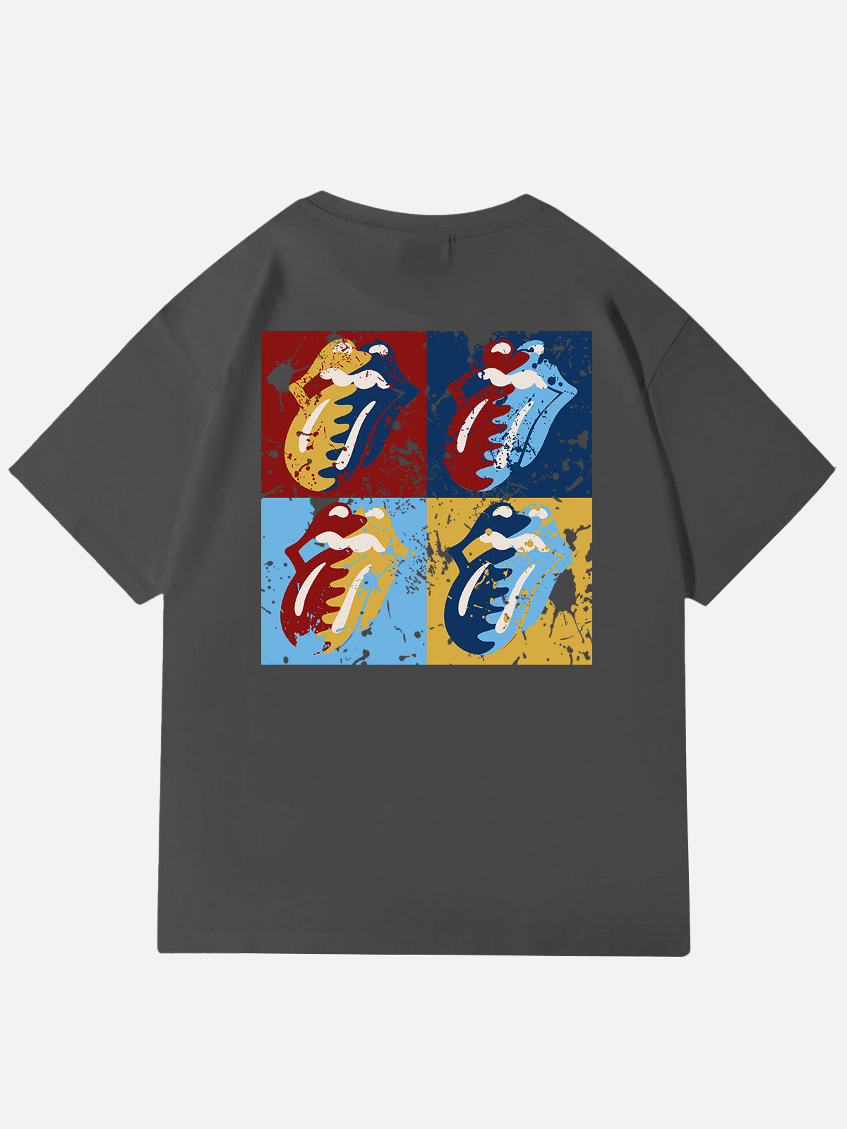 Rolling Stones Pop Art Tongue Logo Cotton T-Shirt Eleven Oasis