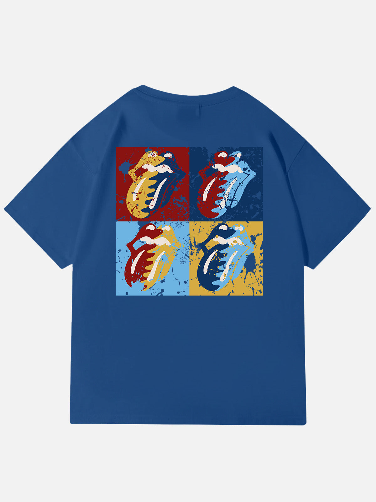 Rolling Stones Pop Art Tongue Logo Cotton T-Shirt Eleven Oasis