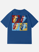 Rolling Stones Pop Art Tongue Logo Cotton T-Shirt Eleven Oasis