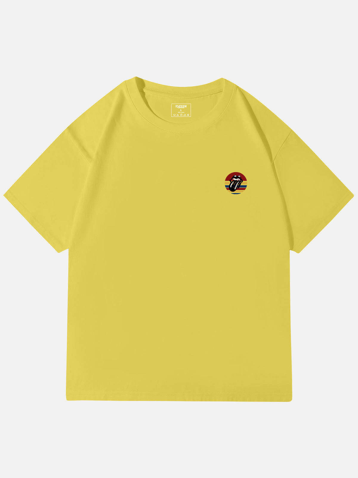 Rolling Stones Pop Art Tongue Logo Cotton T-Shirt Eleven Oasis