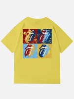 Rolling Stones Pop Art Tongue Logo Cotton T-Shirt Eleven Oasis