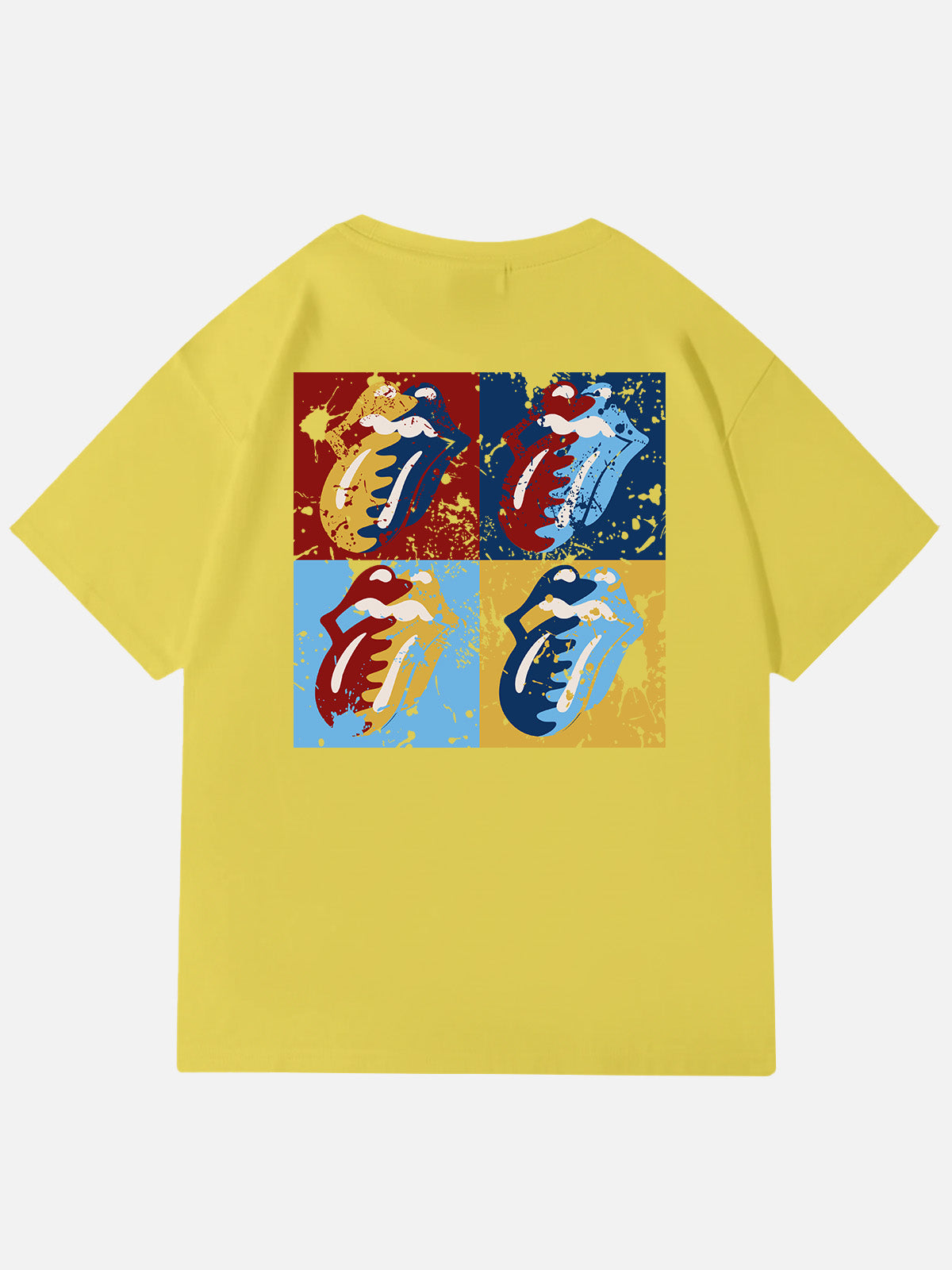 Rolling Stones Pop Art Tongue Logo Cotton T-Shirt Eleven Oasis