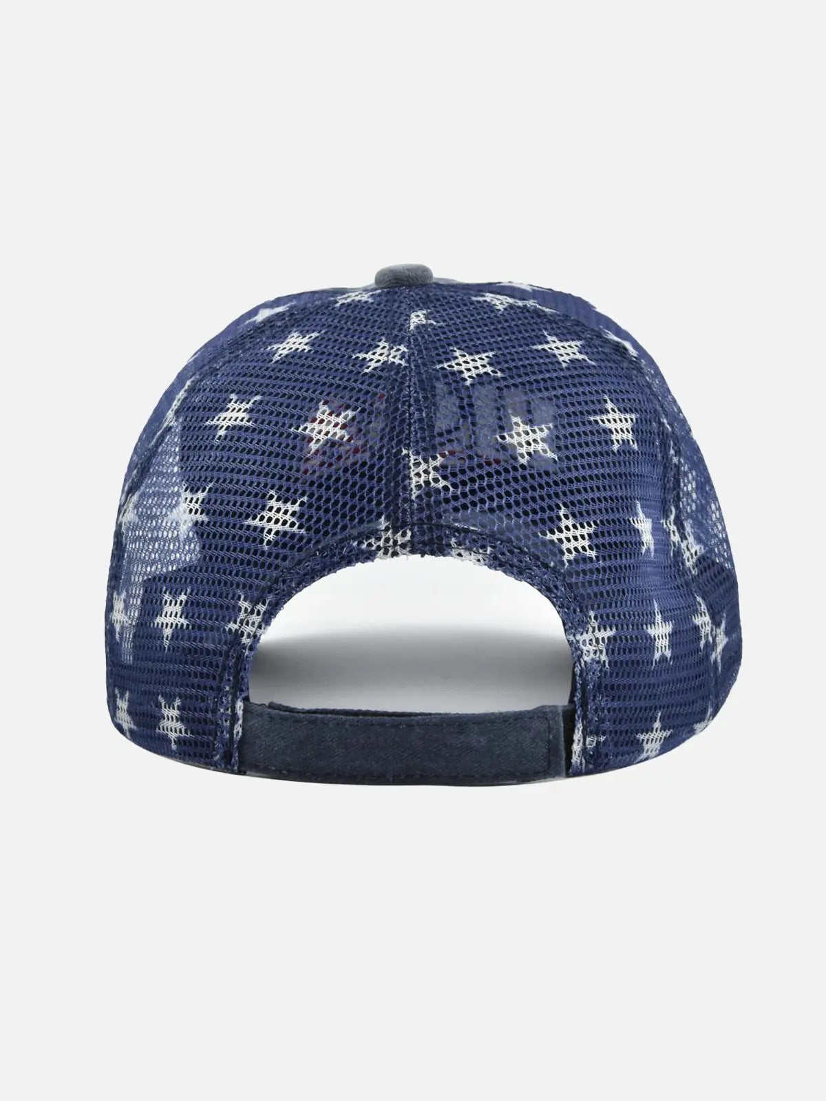 USA Embroidered Distressed Mesh Baseball Cap Eleven Oasis