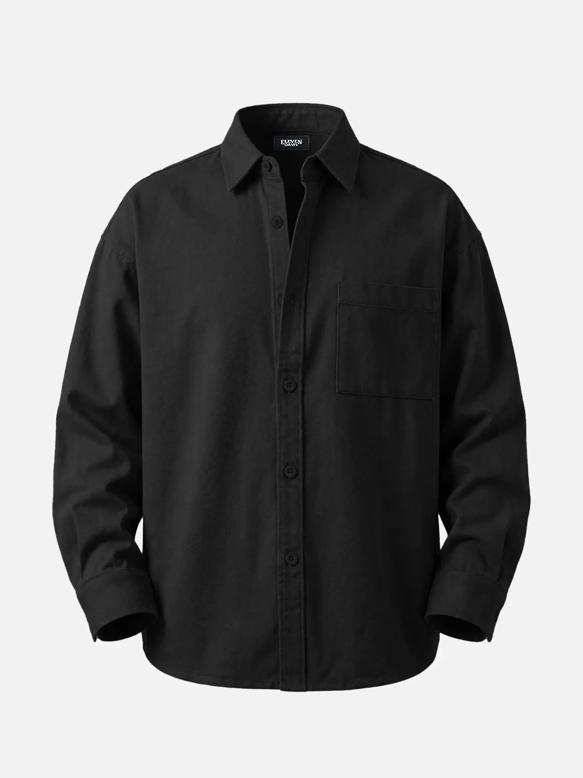 Men's Utility Overshirt Regular Fit Long Sleeve Shirt Eleven Oasis
