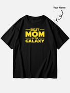 Custom Best Mom in the Galaxy Cotton Short Sleeve T-Shirt Eleven Oasis