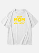Custom Best Mom in the Galaxy Cotton Short Sleeve T-Shirt Eleven Oasis