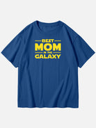 Custom Best Mom in the Galaxy Cotton Short Sleeve T-Shirt Eleven Oasis