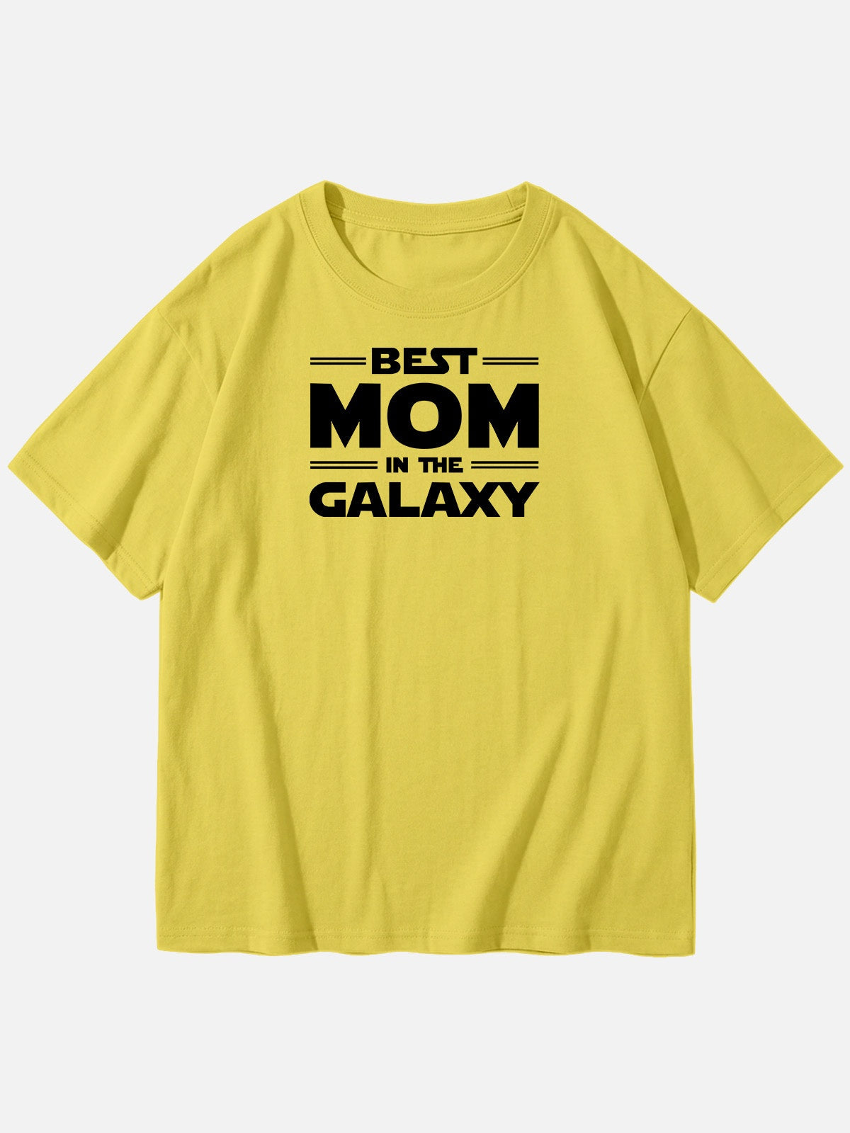 Custom Best Mom in the Galaxy Cotton Short Sleeve T-Shirt Eleven Oasis
