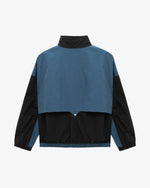 Women's Cropped Track Jacket in Blue & Black 02 