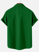 Men's St. Patrick's Skull Striped Short Sleeve ShirtMens short sleeve shirts Big and tall Mens shirts Short sleeve shirts for men Mens 4xl shirts Casual short sleeve shirts