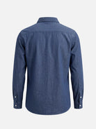 Men's Western Yoke Double Pocket Long Sleeve Shirt Eleven Oasis