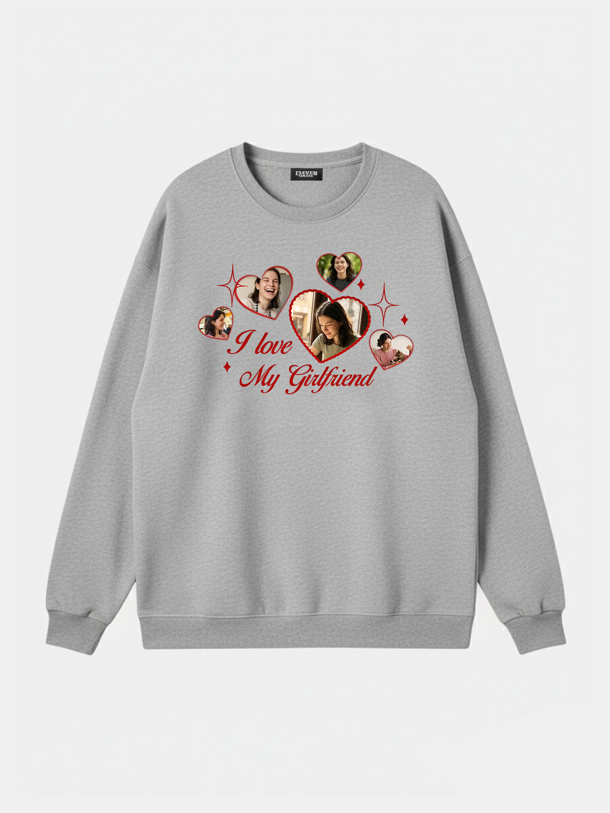 Custom Love Photo Sweatshirt Eleven Oasis