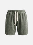 Men's Washed Cotton Drawstring Shorts Eleven Oasis