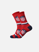 Men's American Flag Pattern Crew Socks Eleven Oasis