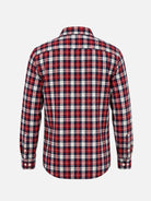 Men's Brushed Plaid Double Pocket Long Sleeve Flannel Shirt Eleven Oasis