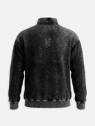 Men's Washed Quarter Zip Sweatshirt ElevenOasis