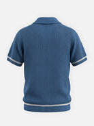 Men's Open Knit Resort Short Sleeve Shirt Eleven Oasis