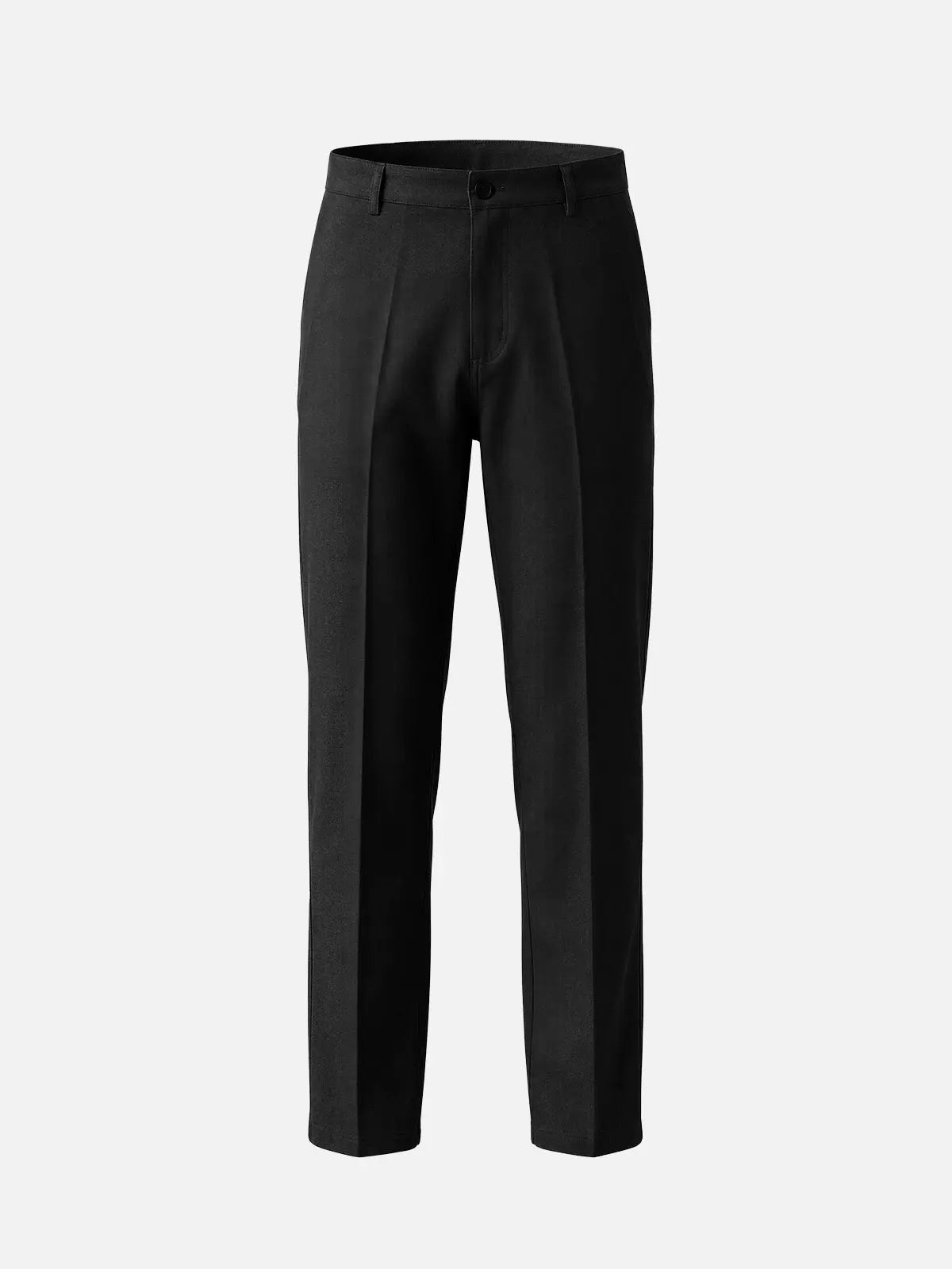 Men's Pleated Straight-Leg Cotton Chino Pants ElevenOasis