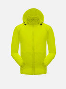 Men's Slim Fit Packable Hooded Outdoor Jacket Eleven Oasis