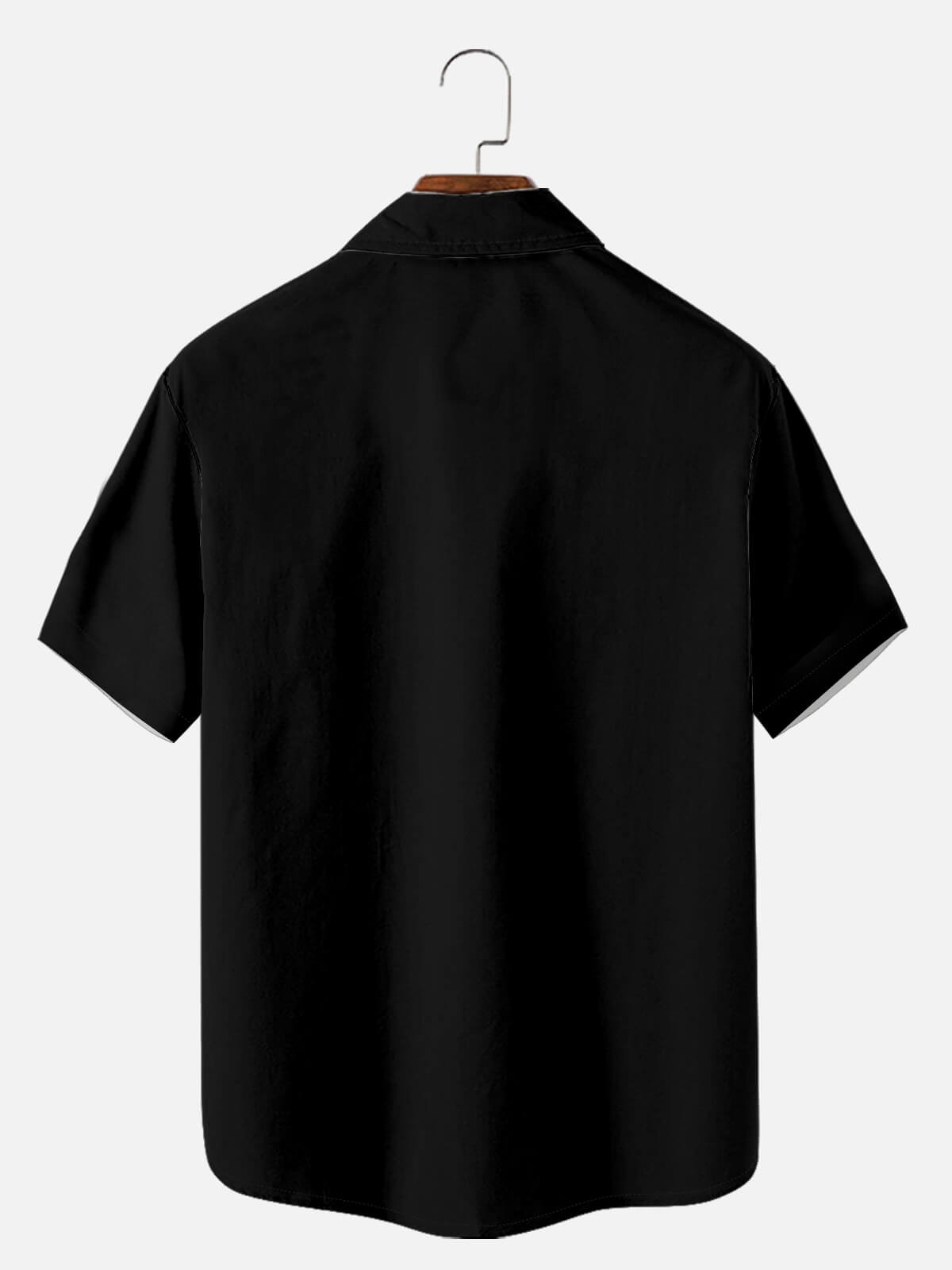 Men's Black Cat Short Sleeve Shirt Eleven Oasis