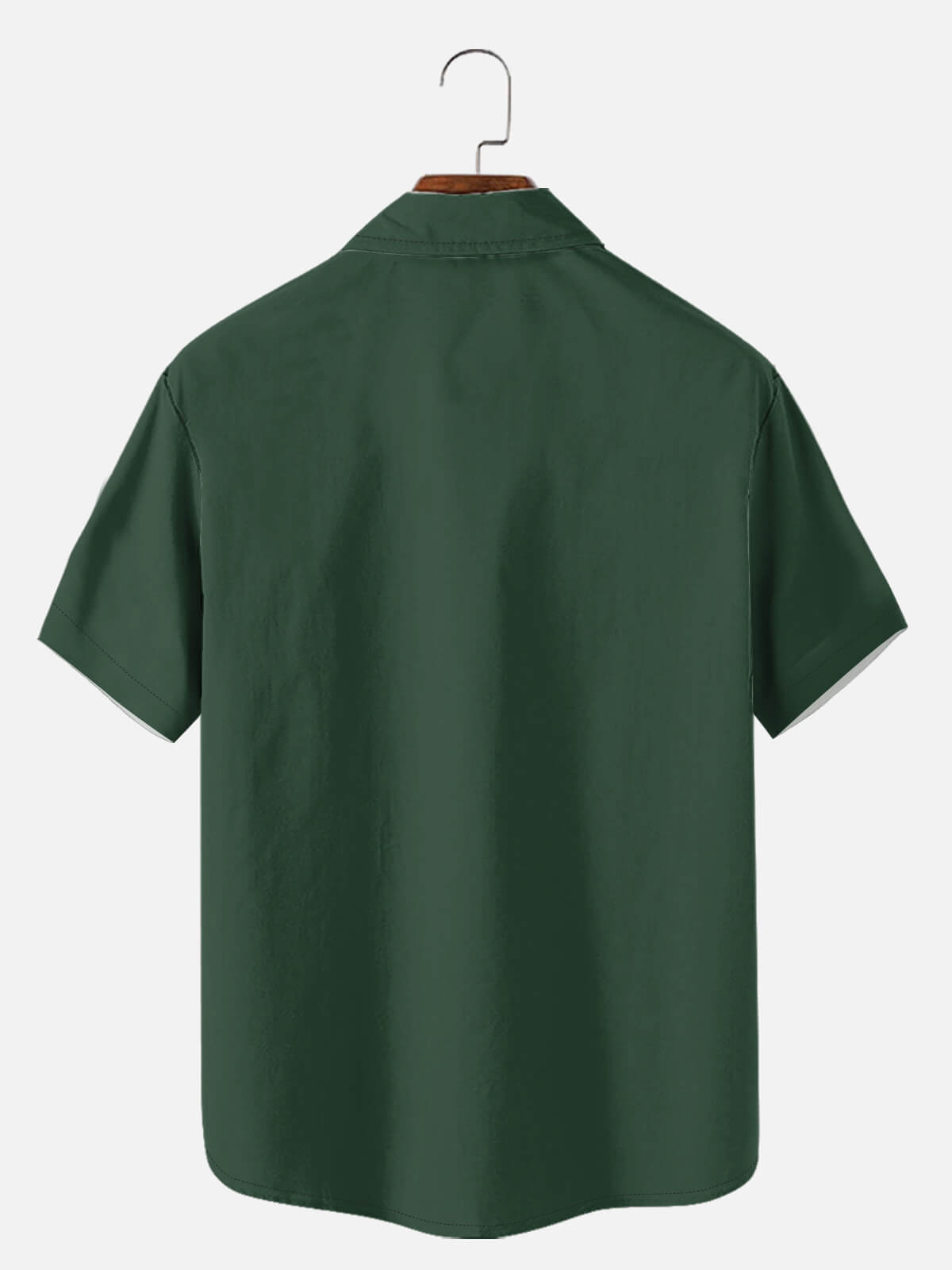 Tall Men's Classic Striped Bowling Style Short Sleeve Shirt ElevenOasis