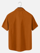 Men's Mid-Century Geometric Short Sleeve Shirt ElevenOasis