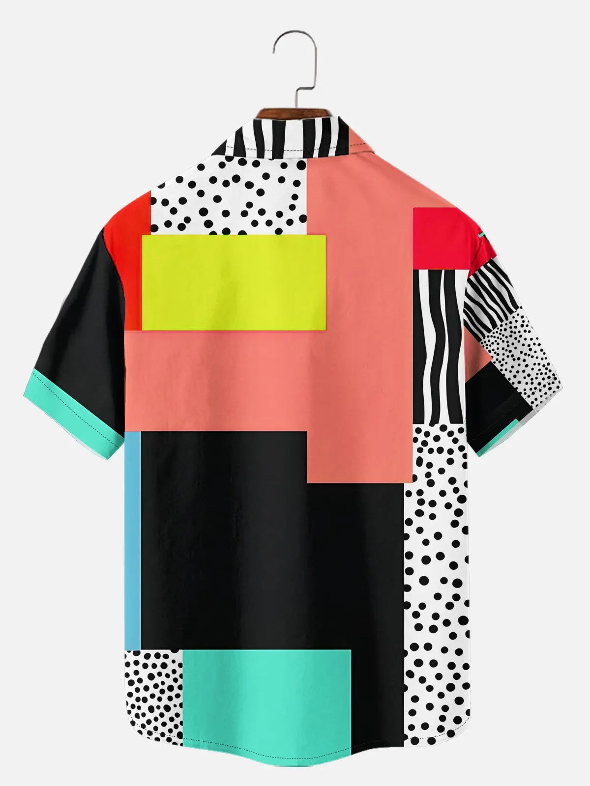 Men's Retro Pop Art Short Sleeve Shirt?