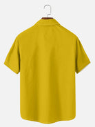 Tall Men's Mid-Century Modern Abstract Bowling Short Sleeve Shirt?